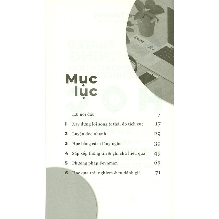 HỌC CẤP TỐC - Phương Pháp Học Nhanh - Nhớ Lâu Rèn Luyện Trí Nhớ Và Tư Duy Nhạy Bén - Ảnh 3
