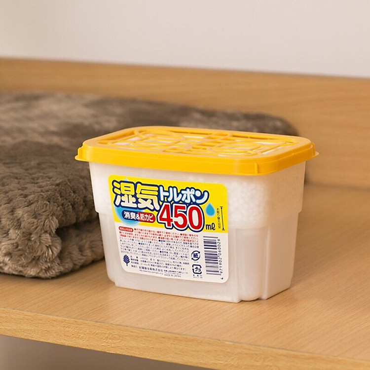 Hộp hút ẩm trong phòng ngủ tạo mùi thơm mát kháng khuẩn (450ml) - Hàng nội địa Nhật