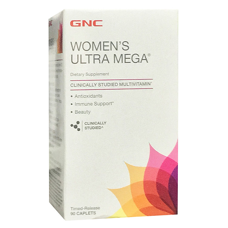 Thực Phẩm Chức Năng Bổ sung vitamin, khoáng chất cho phụ nữ trưởng thành GNC WOMEN'S ULTRA MEGA (90 viên/Hộp)