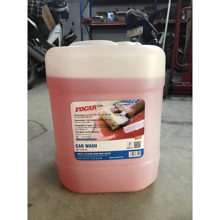 Bọt tuyết rửa xe chuyên dụng FOCAR Car Wash 1:70 - Can 20L