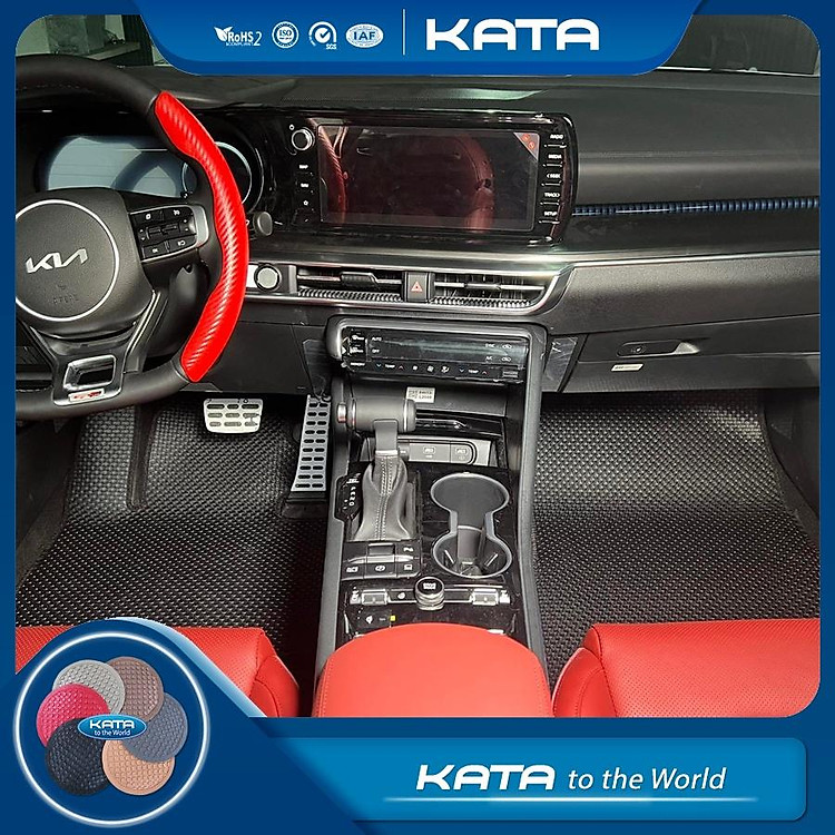 Thảm lót sàn ô tô KATA cho xe Kia K5 ( 2022 - 2024) - Khít với sàn xe, Chống trơn, Không mùi, Không ẩm mốc