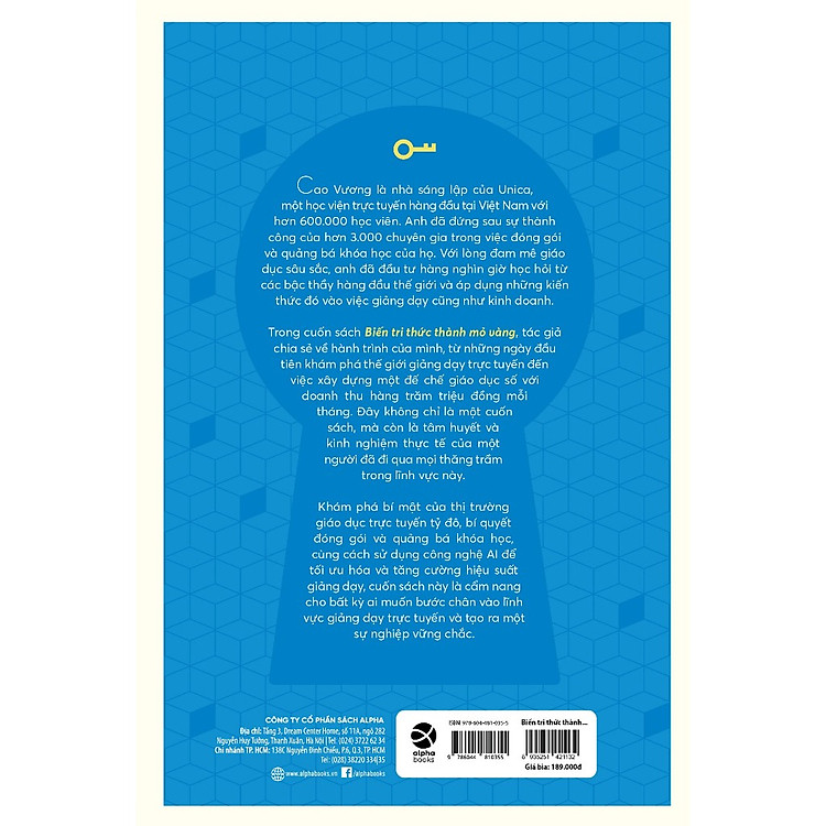 Biến Tri Thức Thành Mỏ Vàng - Bí Quyết Xây Dựng Khóa Học Online và Trở Thành Chuyên Gia Đào Tạo từ A-Z (Cao Vương) - Ảnh 7