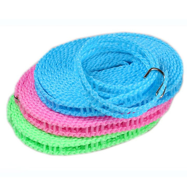 Combo 3 Dây phơi quần áo đa năng chống bay quần áo - Giao màu ngẫu nhiên