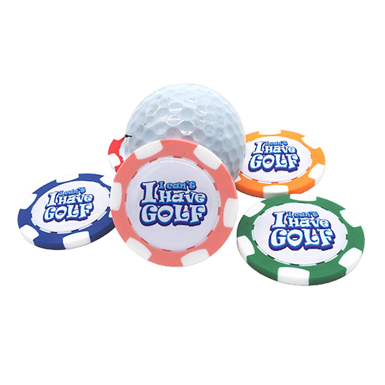 Golf Ball Marker Pokerchip 5 màu