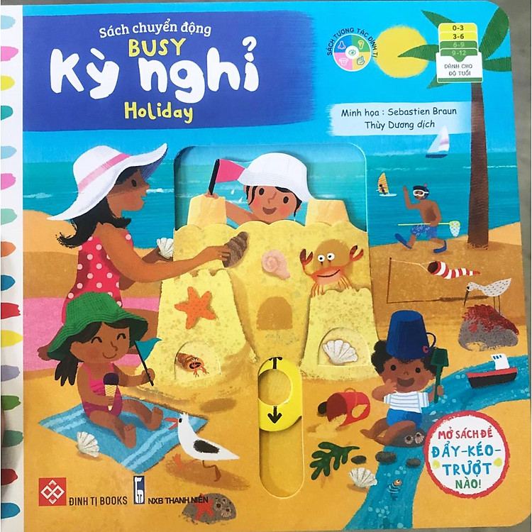 Sách Tương Tác – Sách Chuyển Động – Busy – Holiday – Kỳ Nghỉ