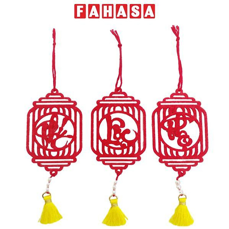 Bộ 3 Dây Treo Tết Vải Nỉ "Phúc Lộc Thọ" - Vinacraft