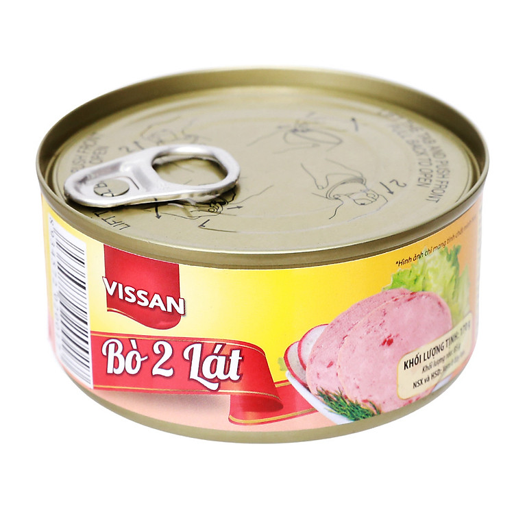 Bò hai lát Vissan hộp 170g
