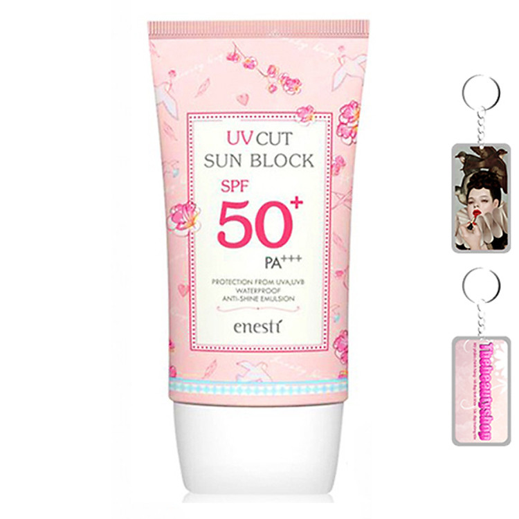 Kem chống nắng không nhờn dính Enesti Hàn Quốc 50ml + Tặng móc khoá