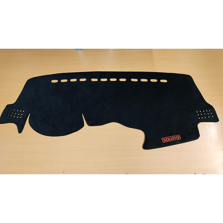 Thảm chống nóng taplo xe kia soluto thảm nhung 3 lớp cách nhiệt đế cáo su chống trơn