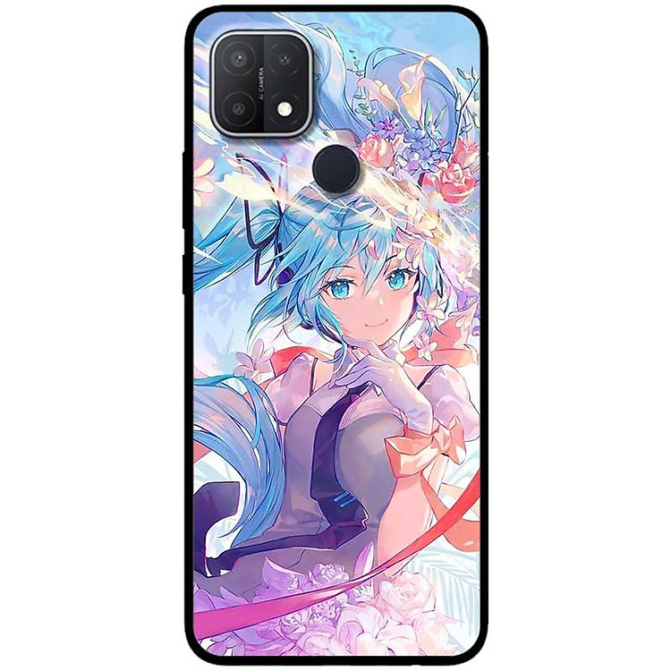 Ốp lưng cho Oppo A15 - A15S - A17 - A17K - A57 4G - A94 5G - A95 5G - Anime Cô Gái Mắt Xanh - Hàng Chính Hãng