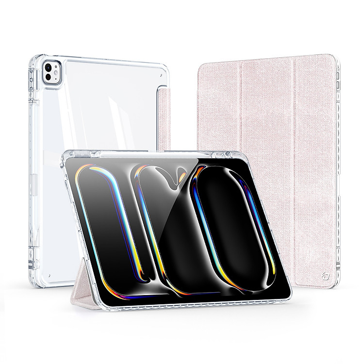 Bao da cho iPad Pro 11 inch 2024/ Pro 13 inch 2024 M4, Dux Ducis Unid Series With Apple Pencil Holder & Auto Sleep Wake_ Hàng chính hãng