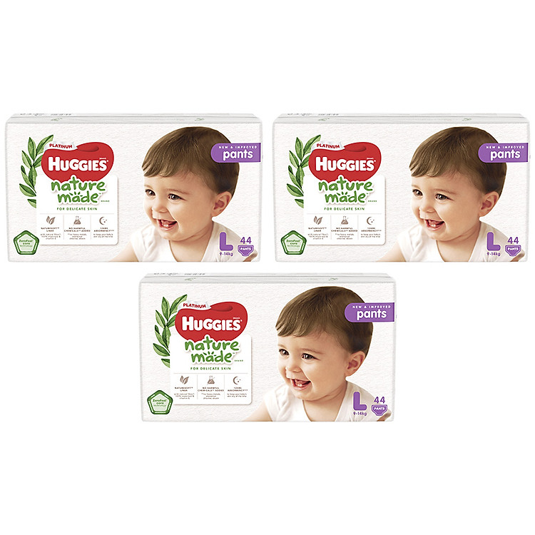 Mua Combo 3 Tã Quần Huggies Platinum L44 Giá rẻ - Hình ảnh 3
