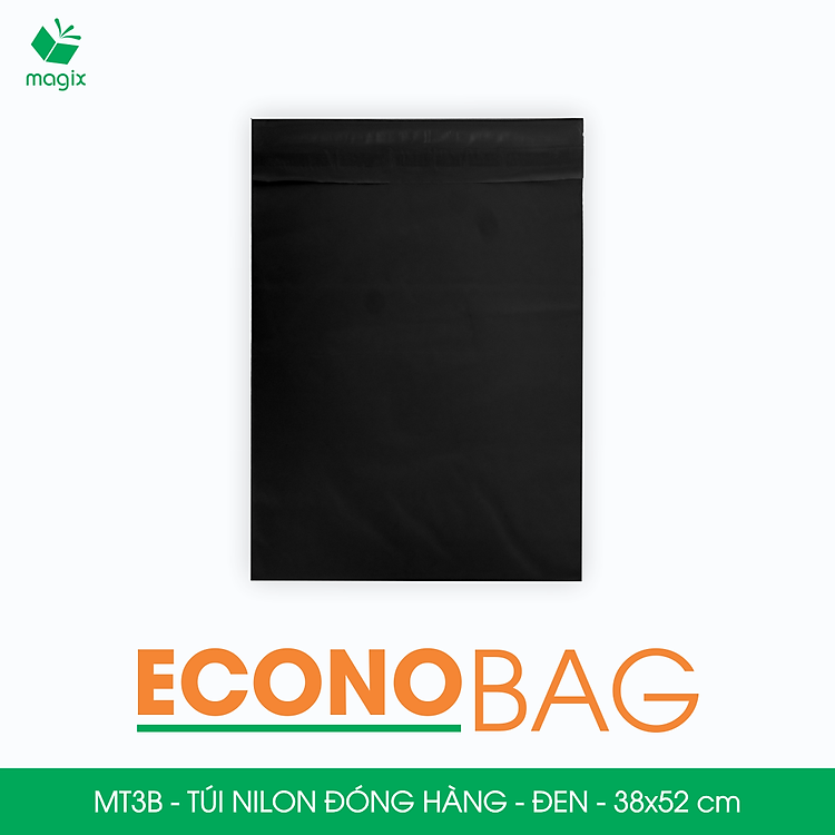 Túi Nilon MT3B (38x52 cm - 300 túi) - Đen - Ảnh 4