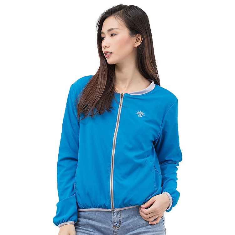 Áo khoác nữ chống nắng UPF50+ Blue Zigzag JAC00302 tặng khẩu trang lớn trị giá 129k
