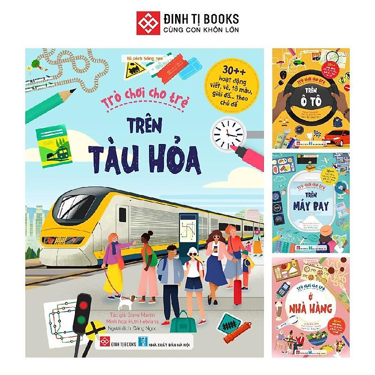 Trò Chơi Cho Trẻ – 30++ Hoạt Động Viết, Vẽ, Tô Màu, Giải Đố