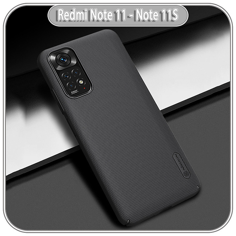 Ốp lưng cho Xiaomi Redmi Note 11 5G Frosted Shield nhựa PC cứng Nillkin , Vân nhám hạn chế vân tay - hàng nhập khẩu