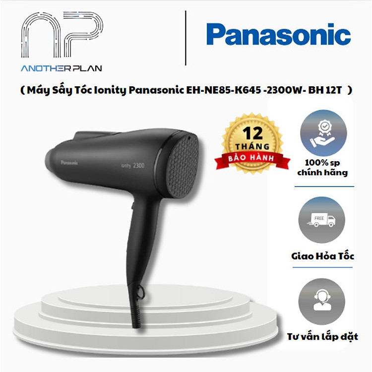 [ Hàng Chính Hãng ] Máy sấy tóc ionity Panasonic EH-NE85-K645 bảo vệ tóc - Sấy siêu nhanh công suất 2300W