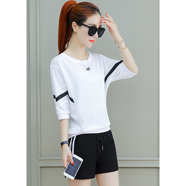 Đồ bộ nữ đi chơi dạo phố phong cách Hàn Quốc