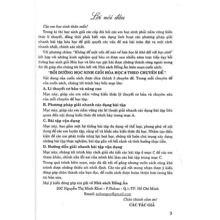 Bồi Dưỡng Học Sinh Giỏi Hóa Học 8 Theo Chuyên Đề - Ảnh 5