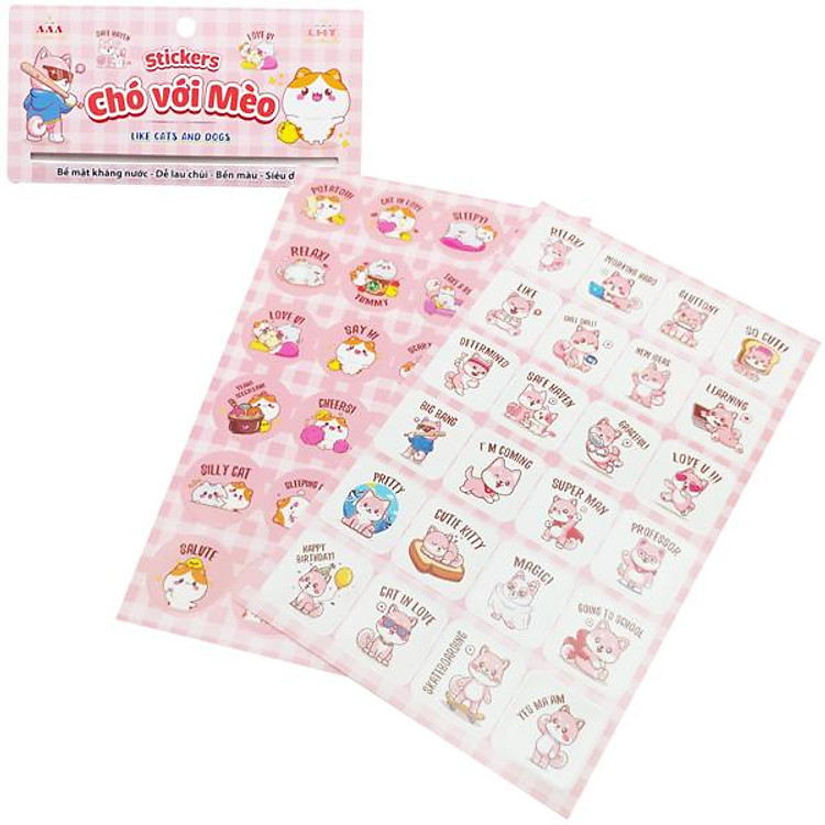 Stickers Chó Với Mèo - Ảnh 2