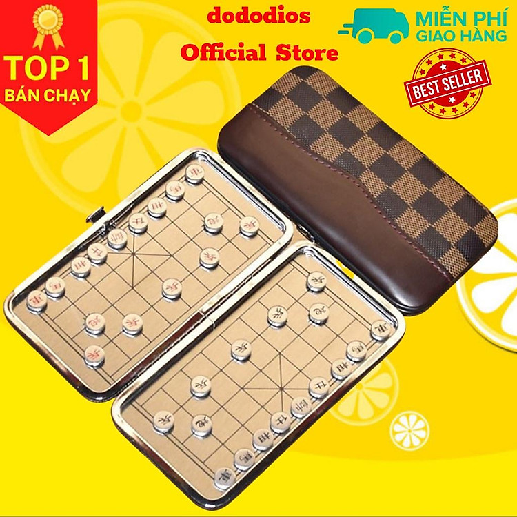 Mua tại Tiki: Mua Bộ cờ tướng mini gập gọn 15x16Cm Chính hãng Giá rẻ
