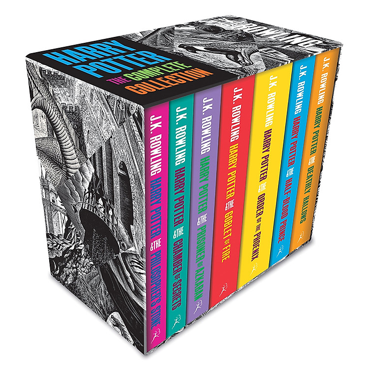 Sách Harry Potter Boxed Set: The Complete Collection (Adult Paperback) (English Book)