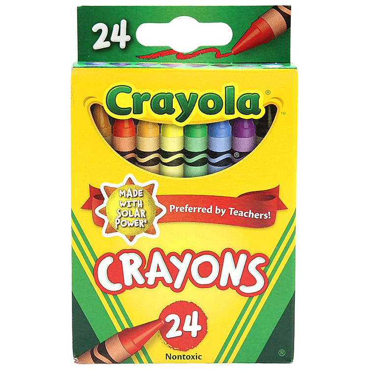 Bộ Bút Sáp Màu Crayon Crayola (24 chiếc) - Ảnh 3