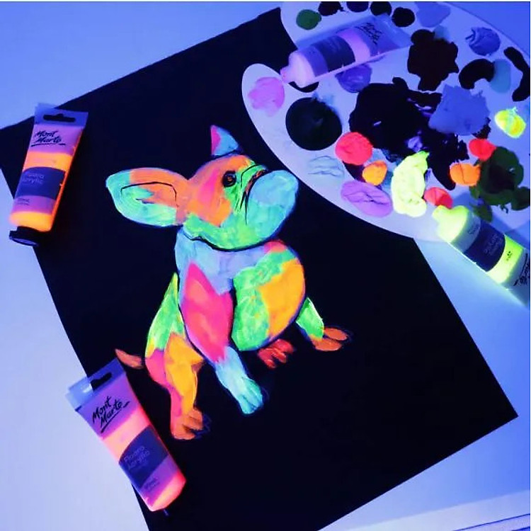 Màu Acrylic Mont Marte Phản Quang (18ml) - Ảnh 4