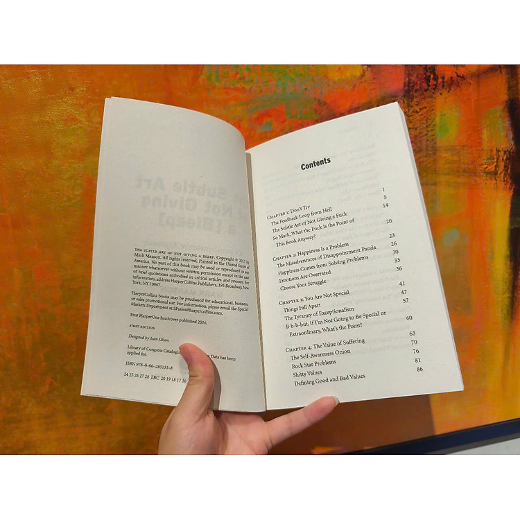 The Subtle Art of Not Giving a Bleep: A Counterintuitive Approach to Living a Good Life - Ảnh 5