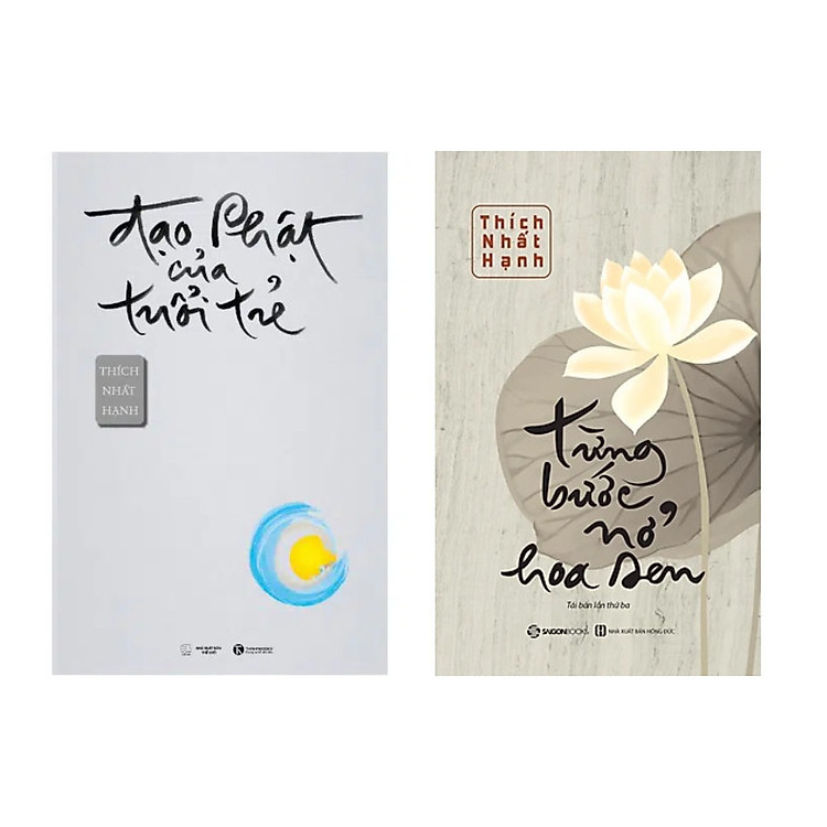 Combo 2Q: Đạo Phật Của Tuổi Trẻ + Từng Bước Nở Hoa Sen – Thiền Sư Thích Nhất Hạnh