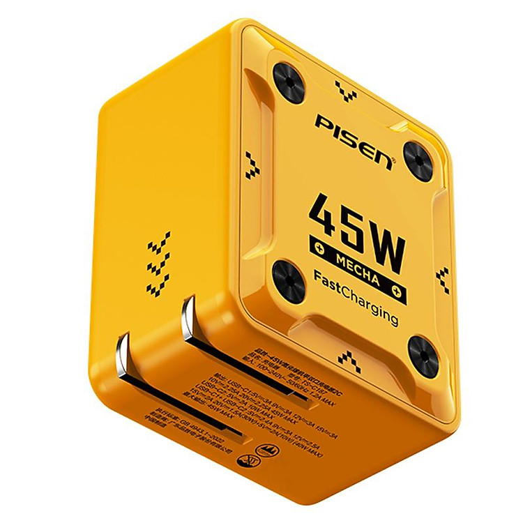 Sạc Nhanh Pisen Quick Mecha 45W GaNUltra 2C - Ảnh 4