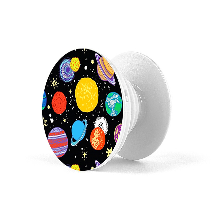 Gía đỡ điện thoại đa năng, tiện lợi - Popsockets - In hình GALAXY 03 - Hàng Chính Hãng