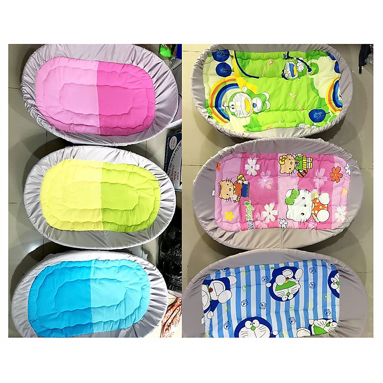 Combo Nôi Tre Cho Bé Nằm Võng Chống Cong Lưng Và Nệm Lót Bọc Nôi ( Cho Trẻ Sơ Sinh Từ 0-12 Tháng Tuổi, Có Thể Đặt Lên Võng Xếp)