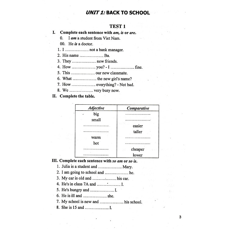 Bài Tập Tiếng Anh 7 Có Đáp Án - Ảnh 3