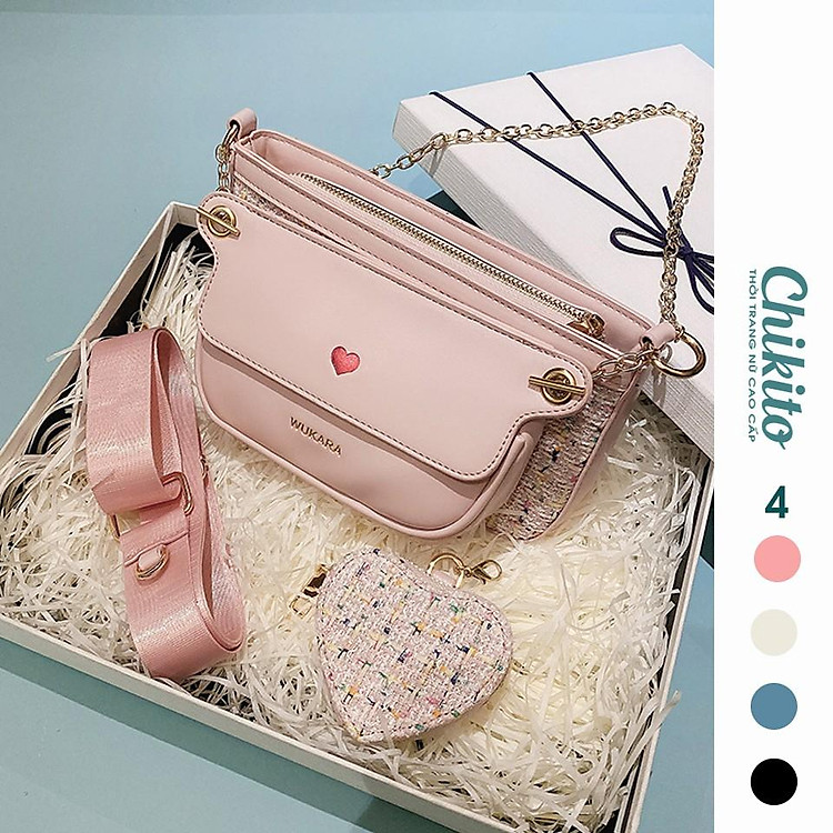 Set Túi Xách 3 Món Siêu Hot - TÚI XÁCH NỮ ĐEO CHÉO KIỂU PED RO