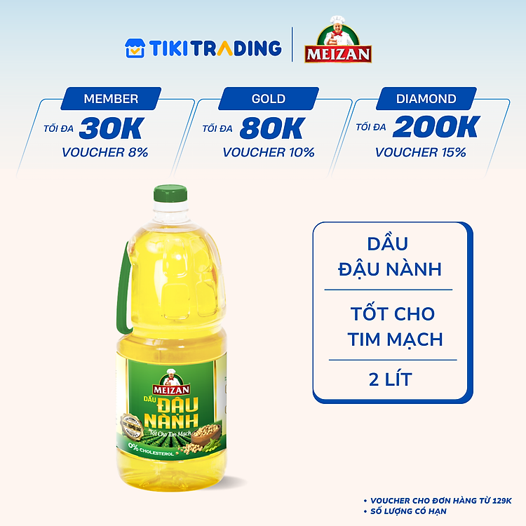 Dầu Đậu Nành Meizan 1L/2L/5L
