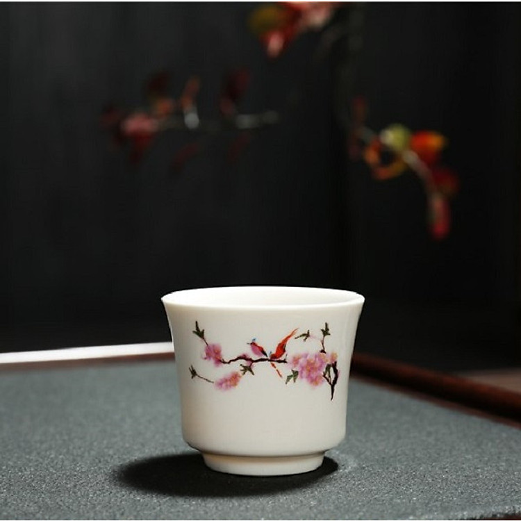 Chén uống trà 006 - Hoa đào