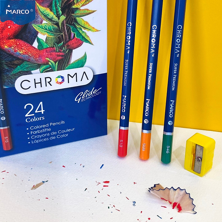 Bộ Chì Màu Marco Chroma (12 màu) - Ảnh 5