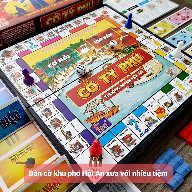 Bộ Cờ Tỷ Phú Hội An 31-36cm Chính hãng Tiết kiệm - Hình ảnh 2
