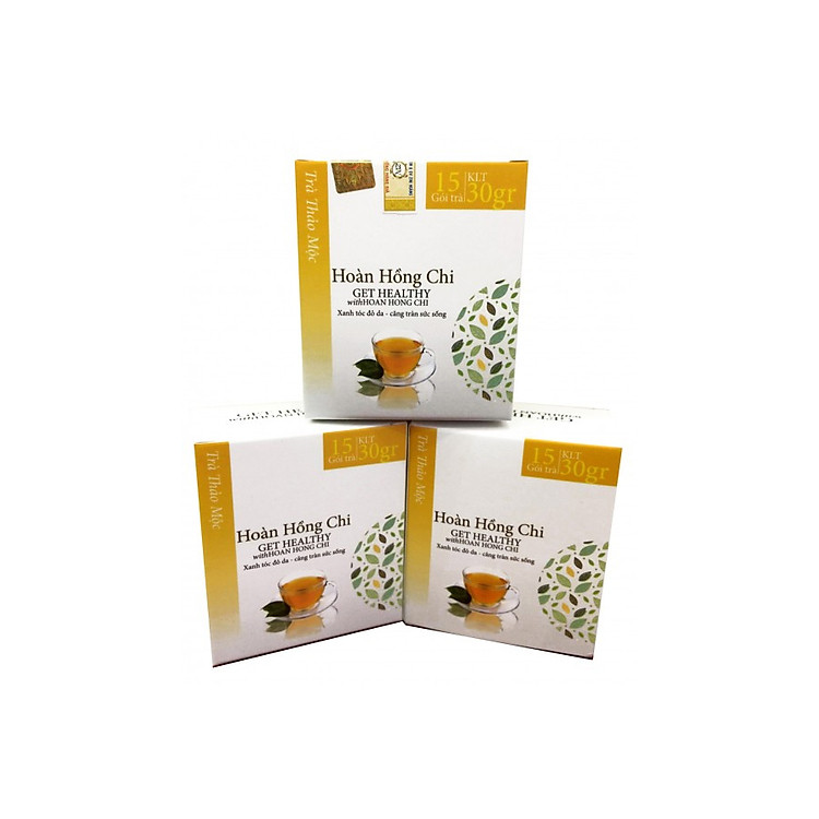 Trà tăng cân hoàn hồng chi hộp 15 gói/30g