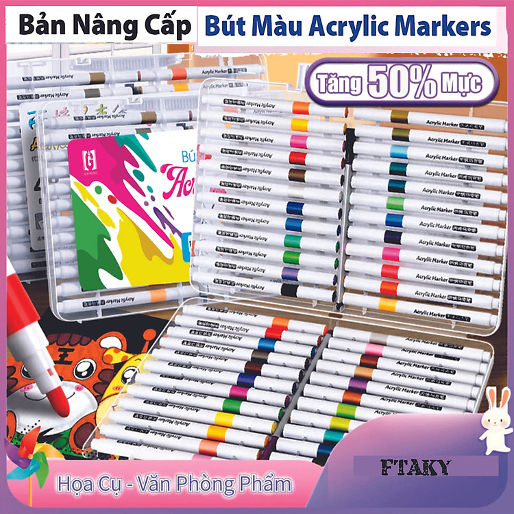 Bút Màu Acrylic Marker 60 Màu