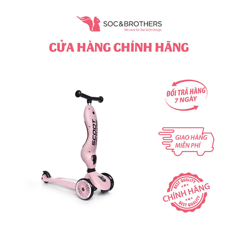 Scooter trẻ em Scoot and Ride Highwaykick 1 - Màu Rose Chính hãng Giá tốt - Hình ảnh 2