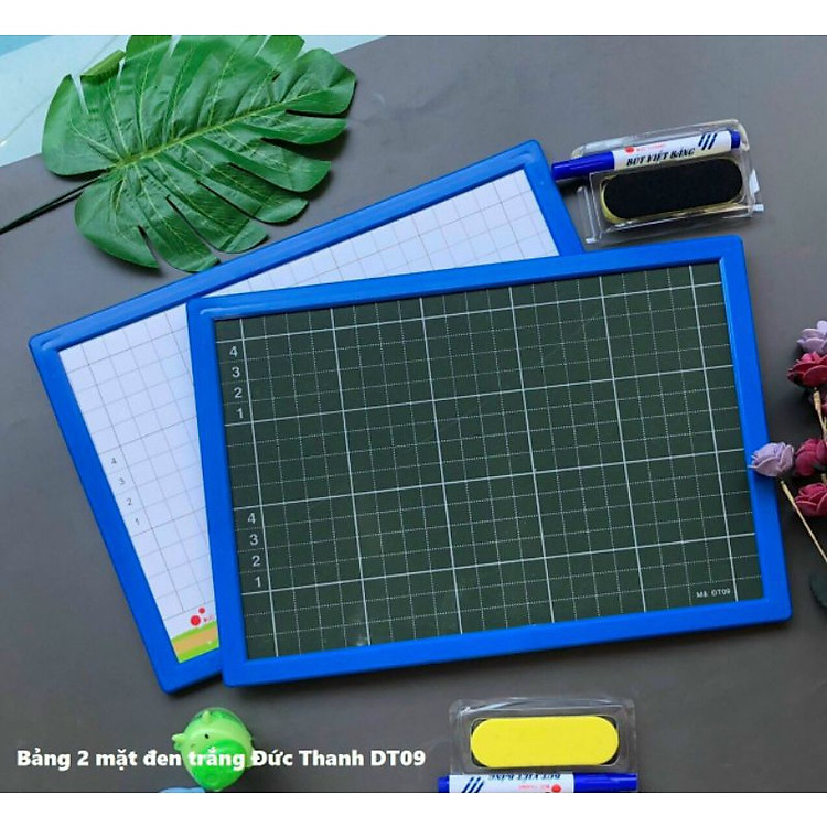 Bảng bộ học sinh / Bảng tách gộp / Bảng viết 2 mặt Đức Thanh - Kèm 1 bút dạ bảng + bông lau bảng