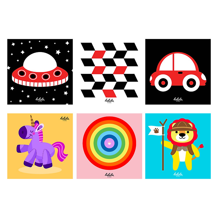 Chọn mua tại Shopee: Bộ 6 Thẻ Decal Thị Giác Trẻ Sơ Sinh - Giá tốt nhất tại Mall Shop