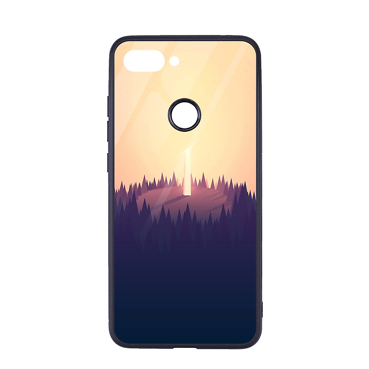 Ốp Lưng Kính Cường Lực Cho Xiaomi Mi 8 Lite In Hình Phần A - Hàng Chính Hãng