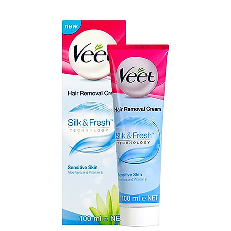 Kem Tẩy Lông Veet Hair Removal Cream Sensitive Skin 100ml