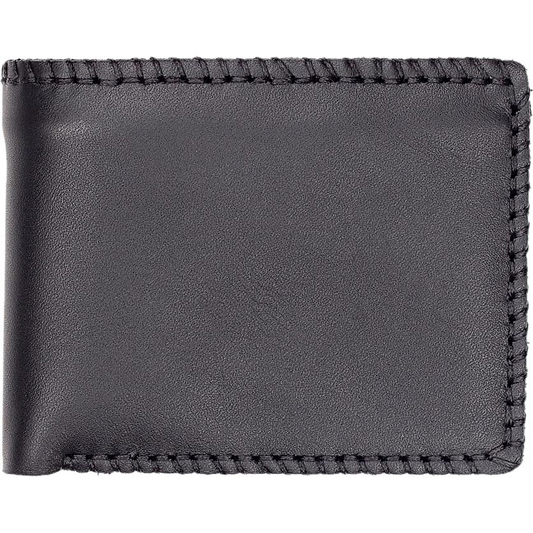 Ví Nam Da Bò Galaxy Store GVN01 - Đen (12.5 x 9.5 cm)