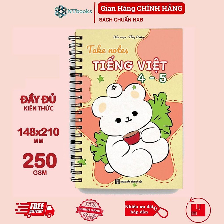 Sổ tay Takenote lớp 5: Toán + Tiếng Việt 4-5 + Tiếng Anh 3-12 (Phiên Bản Mới Nhất) - Ảnh 5
