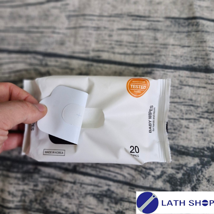 Khăn Giấy Ướt LocknLock 20 Miếng Chính hãng Ưu đãi - Hình ảnh 3