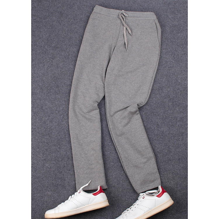 Quần Nỉ Nam Zakado (QNIB001GHT) Màu Ghi Tối Chất Liệu Cotton Cao Cấp